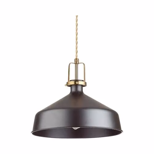 Netlighting Eris1 Dome Ceiling Pendant Lamp, Black, E27, Height Adjustable