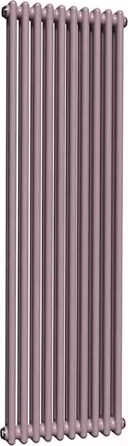 Lux Heat Vertical Coloured Column Radiator in Lavender Mist, H 150 cm x W 47 cm