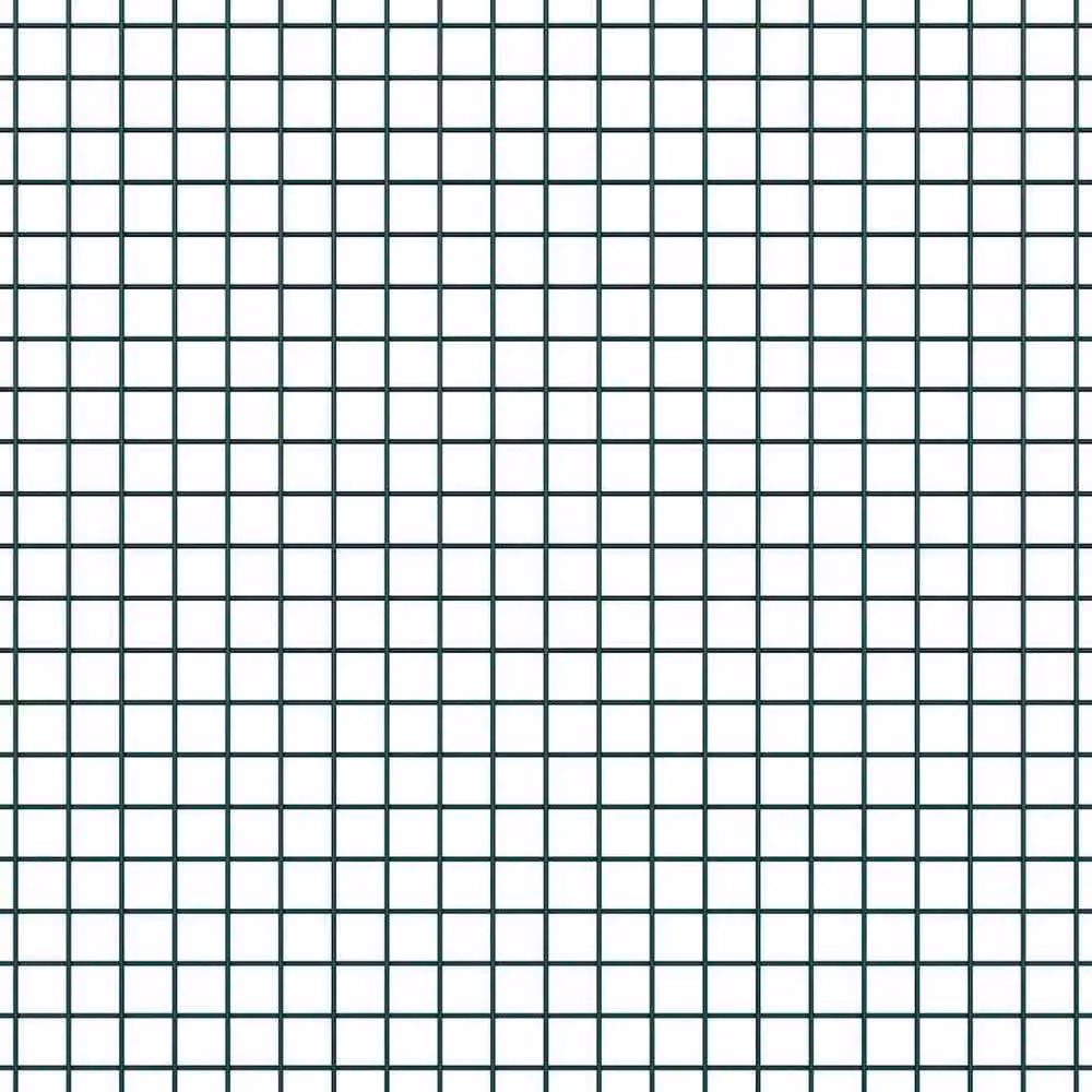 Berkfield Home Green PVC Coated Steel Welded Wire Fence – 3
