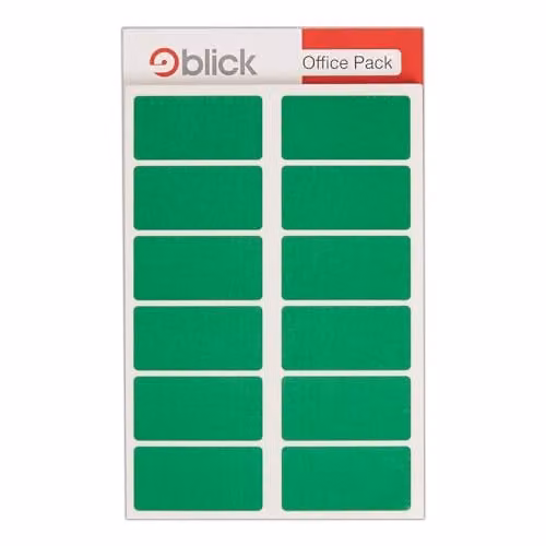 Blick Multipurpose Green Paper Labels, 320 Per Pack, W: 2.5 cm, H: 5 cm – 1