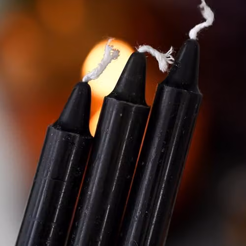 KDMD Manifest Magic Black Candles, Pack of 12 – 2