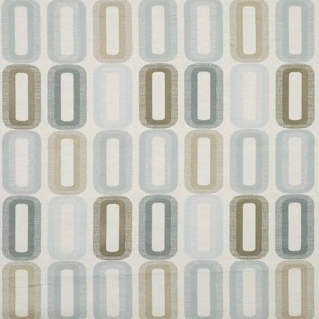 Terrys Dahl Fabric Panel in Duck-Egg Blue and Grey