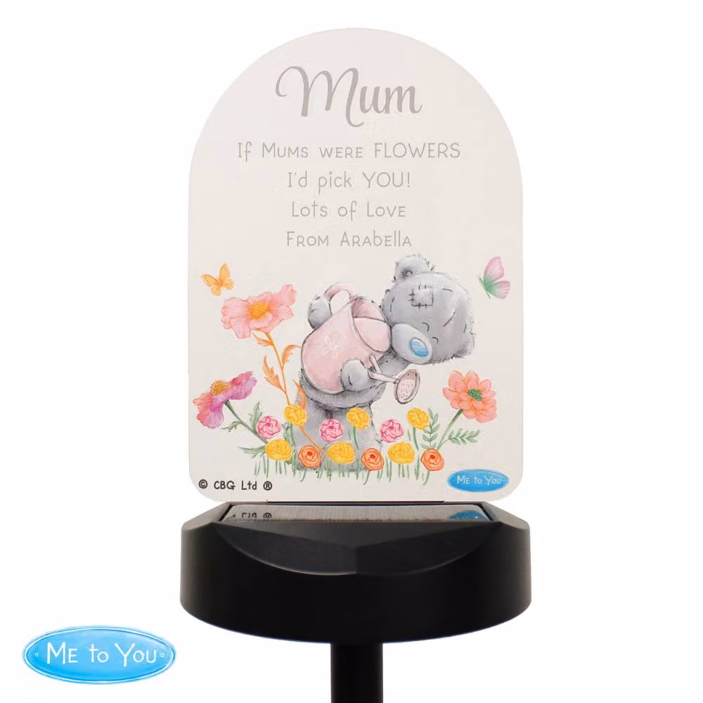 Personalised Memento Company Women's Me to You Garden LED Solar Light in Clear and Multicolour – 2