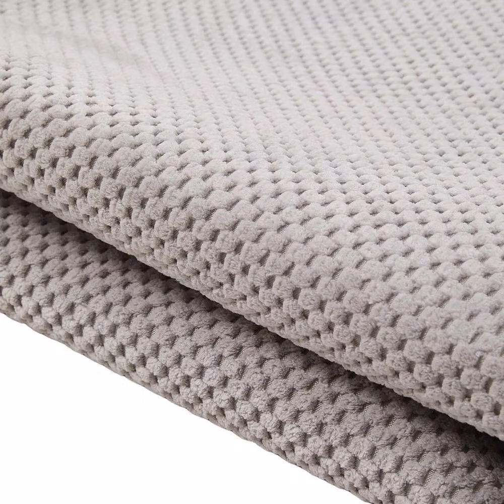 NESTLUNE Non-slip Microfibre Sofa Cover in Grey, W/D/H: 45 x 45 x 45 cm – 3