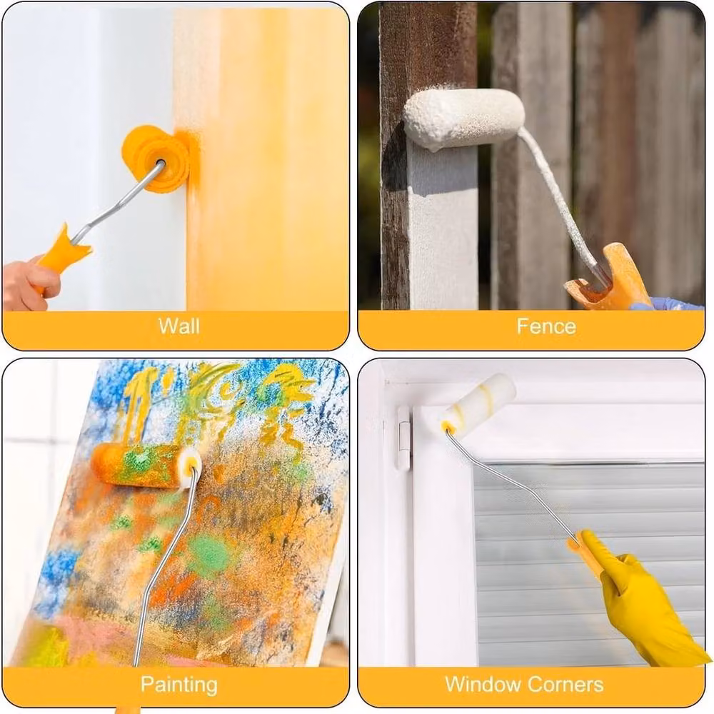 SPETLEK 4 inch Paint Roller Sleeves Set, White – 2