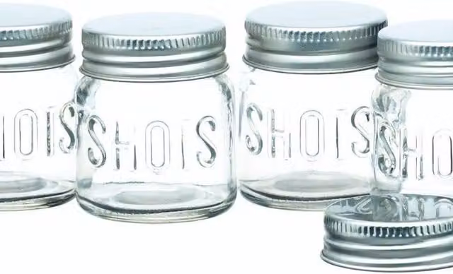 BarCraft Yellow Transparent Shot Glasses, Pack of 6, 60ml – 2