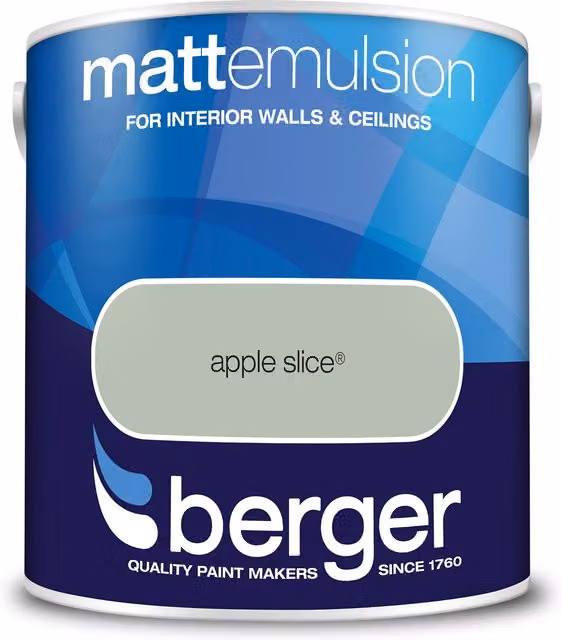 Berger Matt Emulsion Apple Slice Green Water Based Dispersion Paint