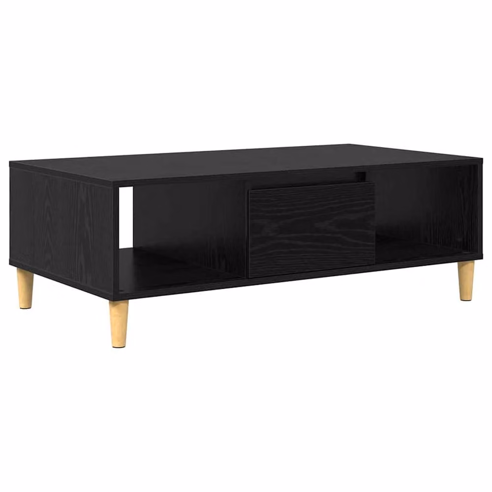Berkfield Home Modern Storage Unit with Door in Black Oak – 3