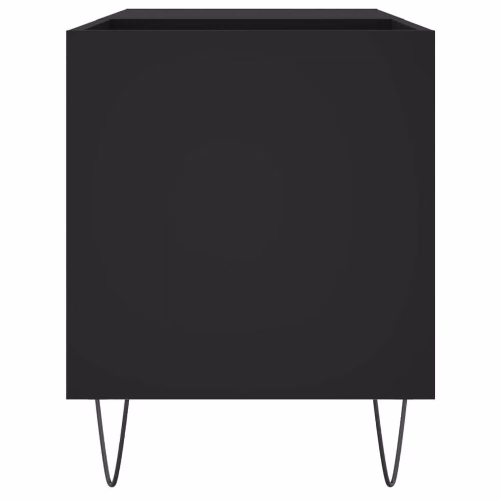 Berkfield Home Record Cabinet in Black, W/D/H: 85 x 38 x 48 cm – 4