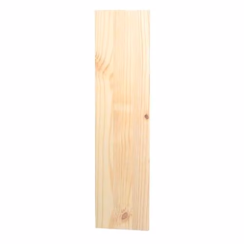 Core Products Unfinished Solid Pine Shelf Board, Beige, W: 30 cm, L: 173 cm, Thickness: 1.5 cm – 1
