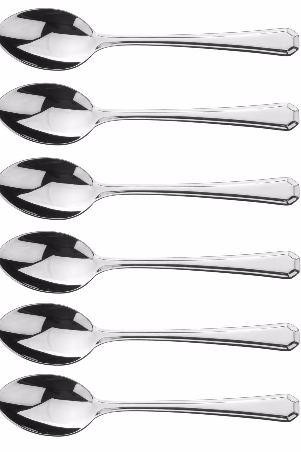 Arthur Price Grecian Polished Stainless Steel Tea Spoons, Set of 6, Silver – 2