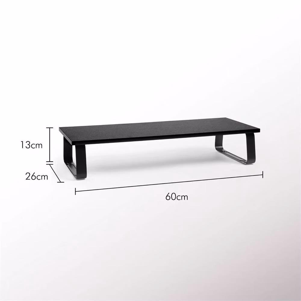 Nordara Ergonomic Monitor Stand Riser with Non-Slip Legs in Black – 2
