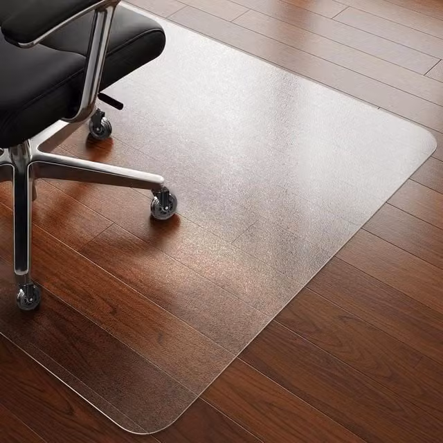 NESTLUNE Non-slip Office Chair Mat for Carpet, Clear, W: 100 cm, D: 100 cm – 1