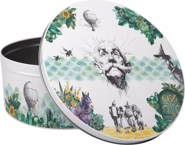 Purely Home Wizard of Oz Tales Round Cake Tin, Multicoloured