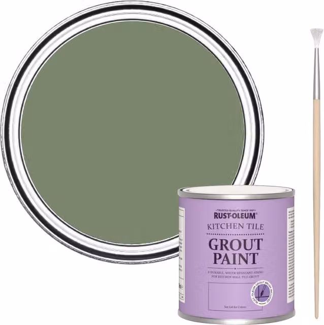Rust-Oleum Kitchen Grout Paint in Green, 250 ml