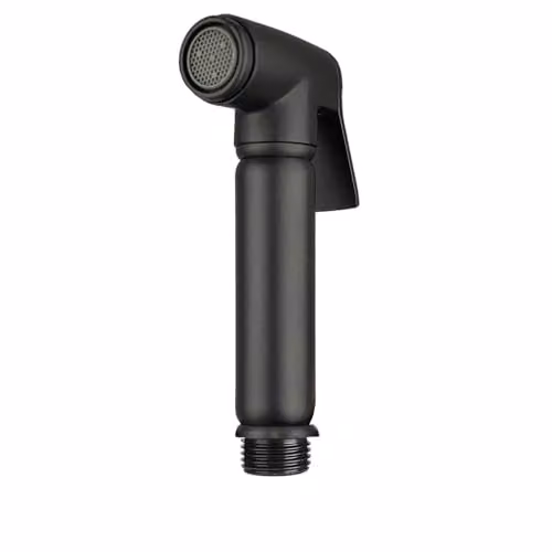 Nes Home Modern Douche Shower Spray Head in Matte Black