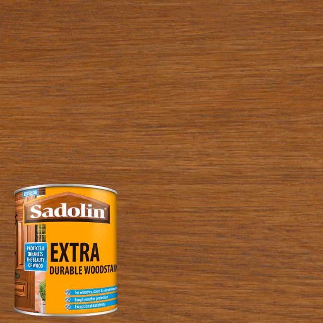 Sadolin Extra Durable Water Repellent Woodstain in Pine Brown, 1 l