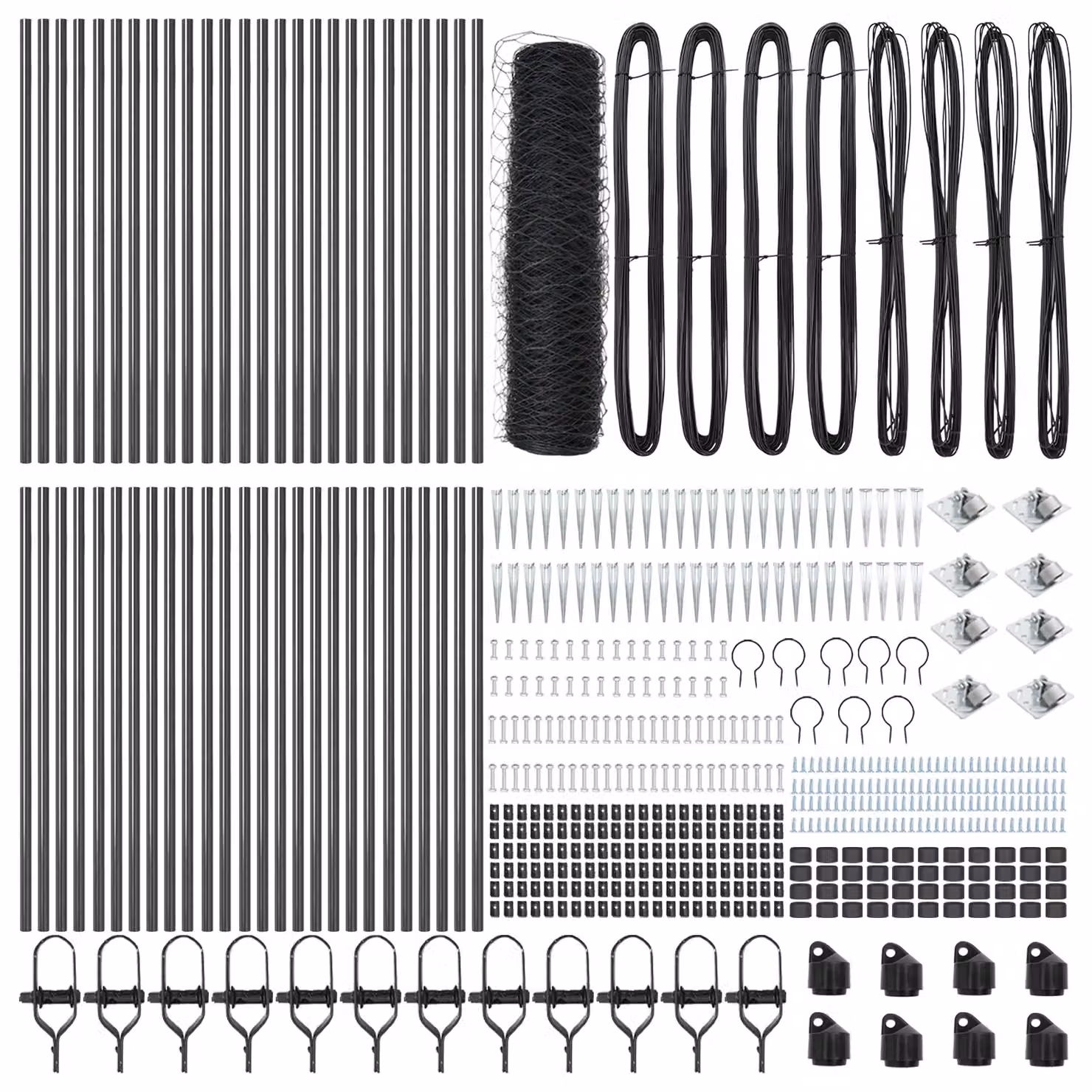 Berkfield Home Grey Steel Hexagon Fence, H: 50 cm x W: 100 m – 2