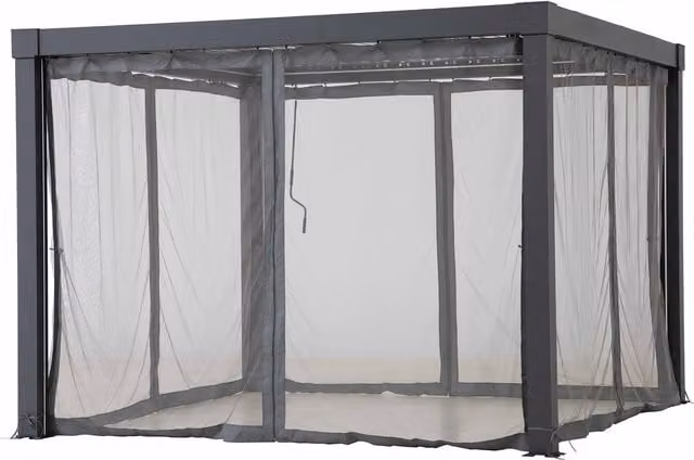 Sunjoy Replacement Net for Multi Gazebo, Grey, W/D: 306 x 306 cm