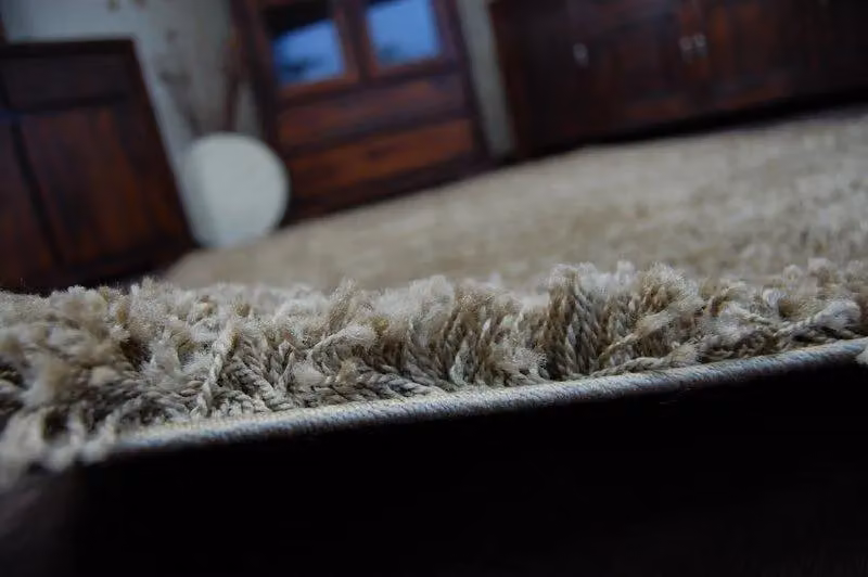 RugsX Shaggy Galaxy Rectangular Rug in Brown, W: 140 cm, D: 190 cm – 4