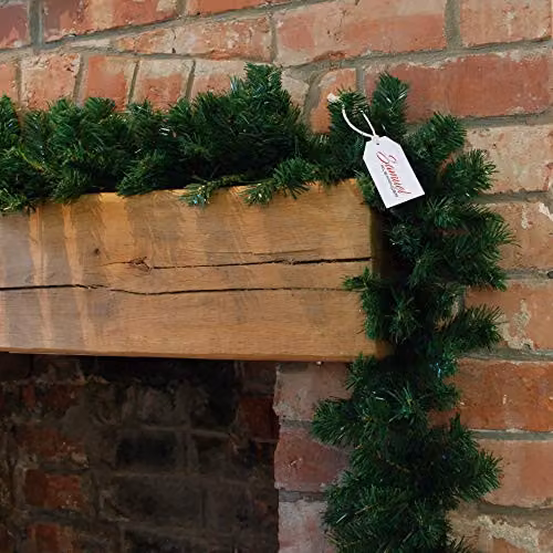 Samuel Alexander Plain Green Christmas Garland Decoration, 270 x 25 cm – 4