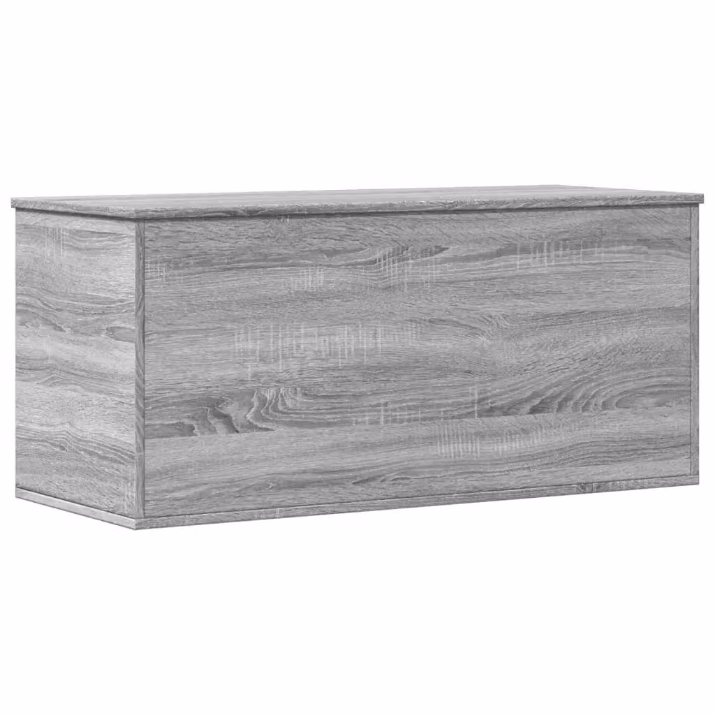Berkfield Home Grey Sonoma Storage Box with Soft Close Lid, W/D/H: 100 x 42 x 46 cm – 2