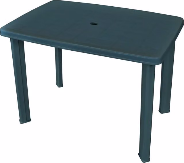 Berkfield Home Green Plastic Garden Table W/D/H: 101 x 68 x 72 cm – 1