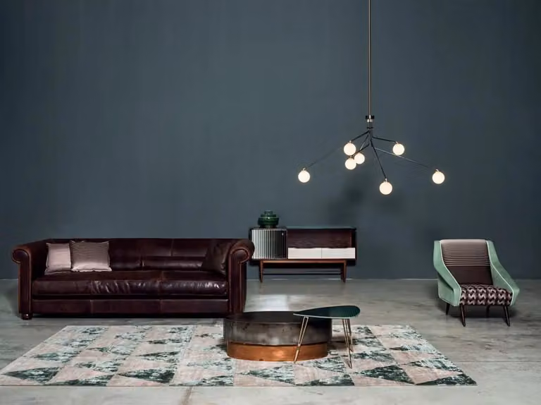 CTO Lighting Array Large Adjustable Pendant Ceiling Light in Gold/Brass, Bronze or Black
