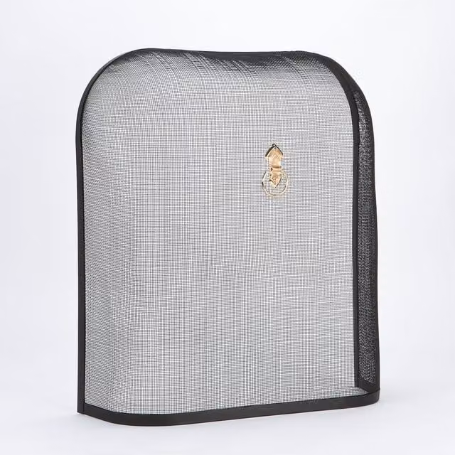 Inglenook Fireside Products Black Metal Dome Shaped Spark Guard