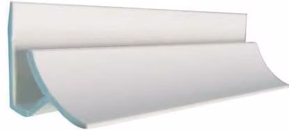 Storm White Hygiene Cladding Internal Corner for 2-3mm Sheets, 3m Length