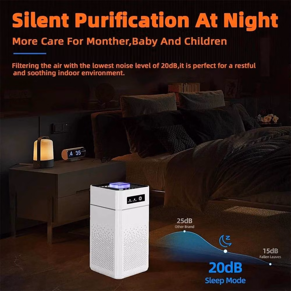 NESTLUNE Medical Grade Large Room Air Purifier for Smoke and Pet Odour, White – 4