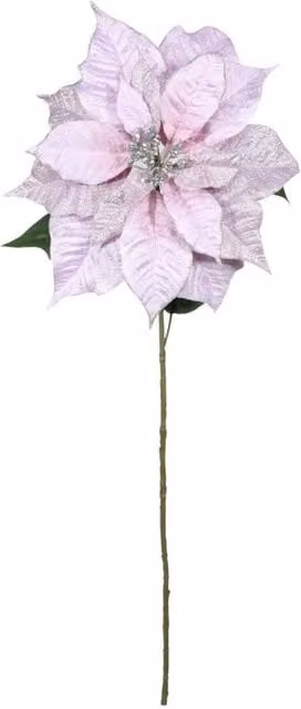 KDMD Light Purple Poinsettia Stem 2 Pack, Height: 71 cm