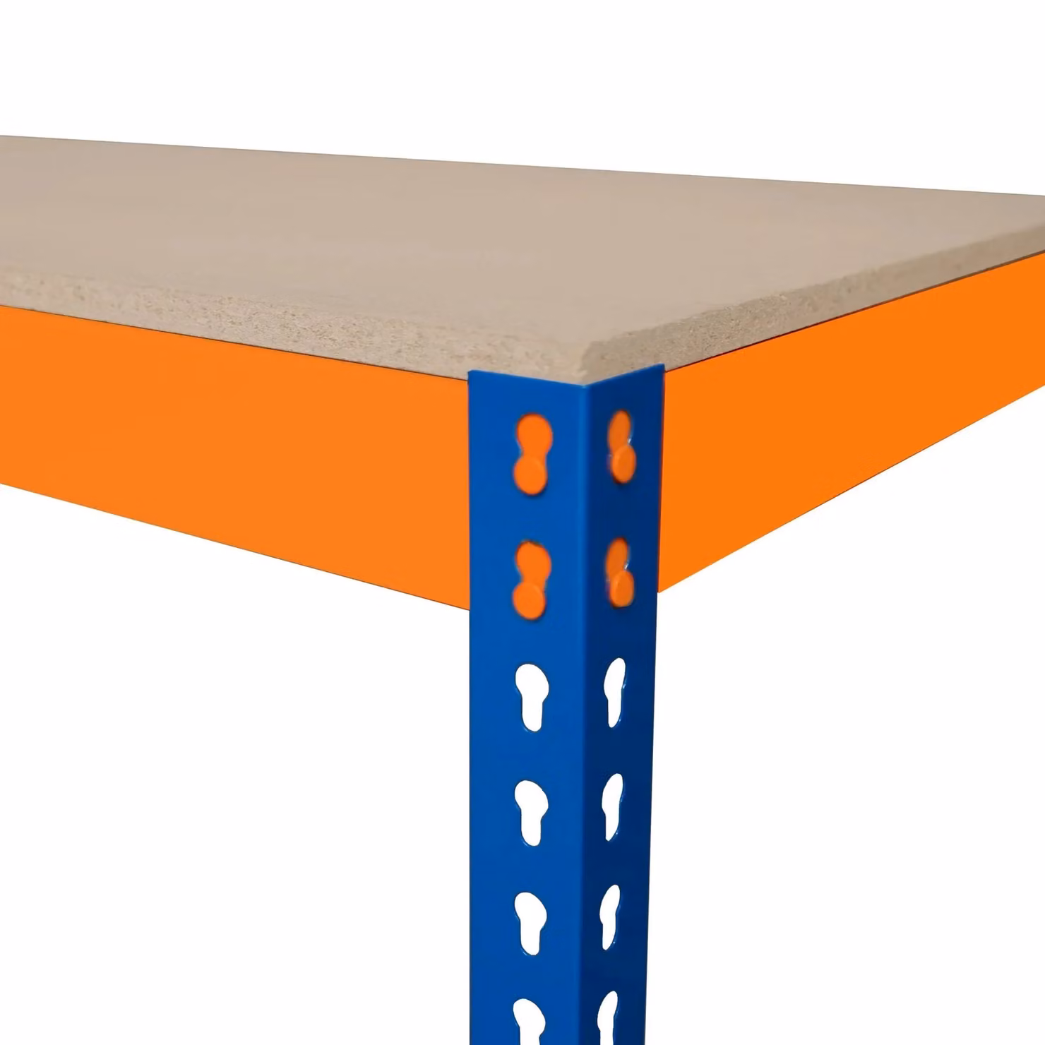 Monstershop S-Rax 2 Tier Workbench in Orange, W/D/H: 90 x 45 x 90 cm – 3