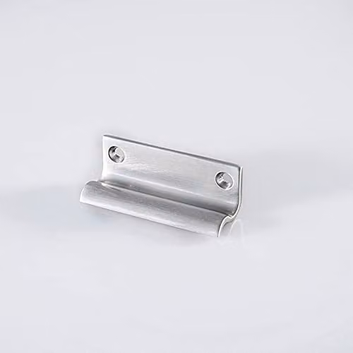 Loops Sash Window Lift Handle in Satin Nickel, 62 x 20 mm with 47 mm Fixing Centres