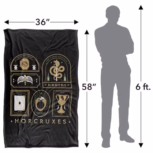 LOGOVISION Harry Potter Horcrux Field Guide Super Soft Fleece Throw Blanket, Multicolour, W: 91.44 cm, L: 147 cm – 4