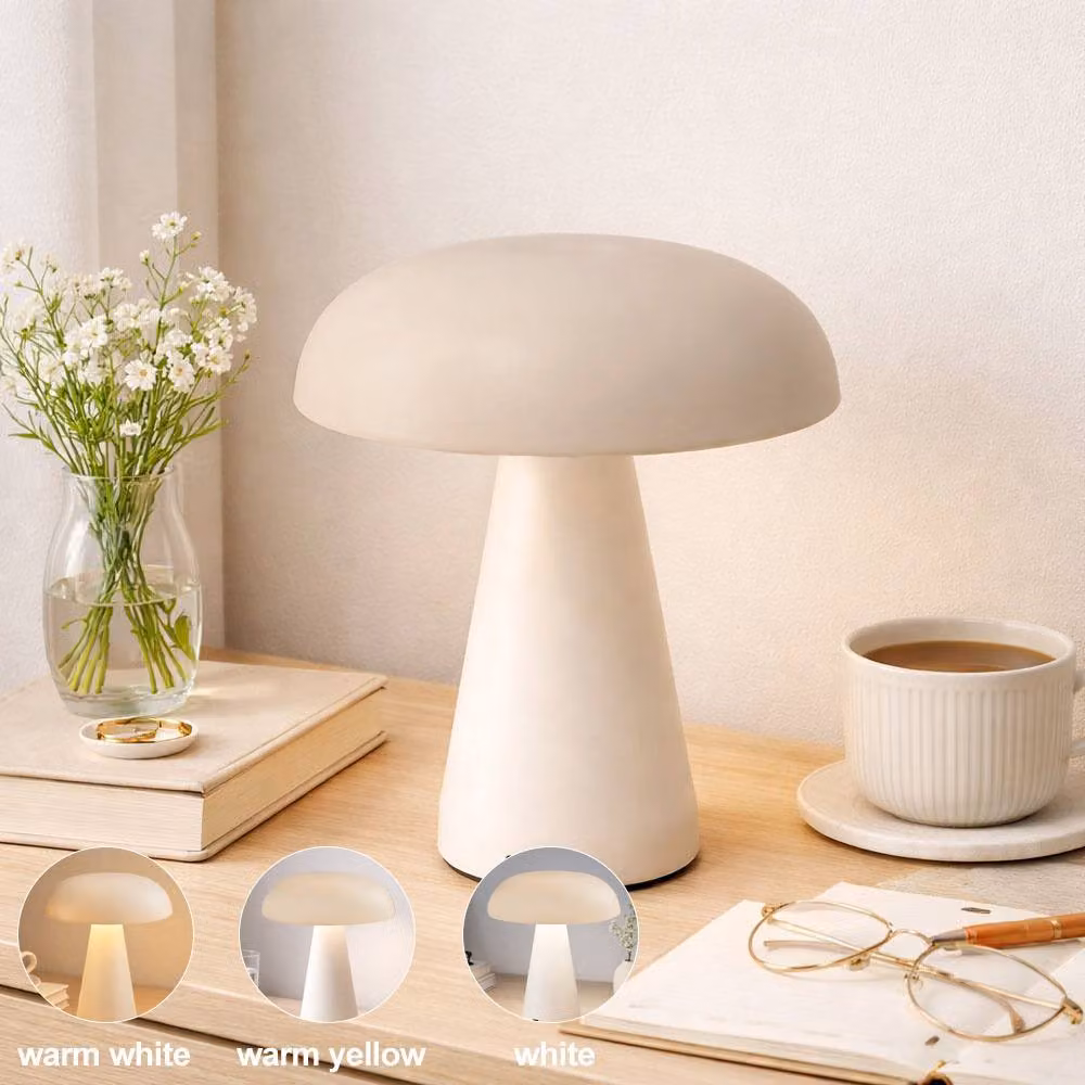Voltico Touch Control LED Table Lamp with Rechargeable Battery in Beige – 2