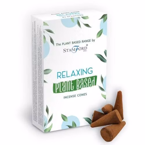 Ancient Wisdom Natural Plant Based Relaxing Incense Cones, 6 Pack, Multicoloured
