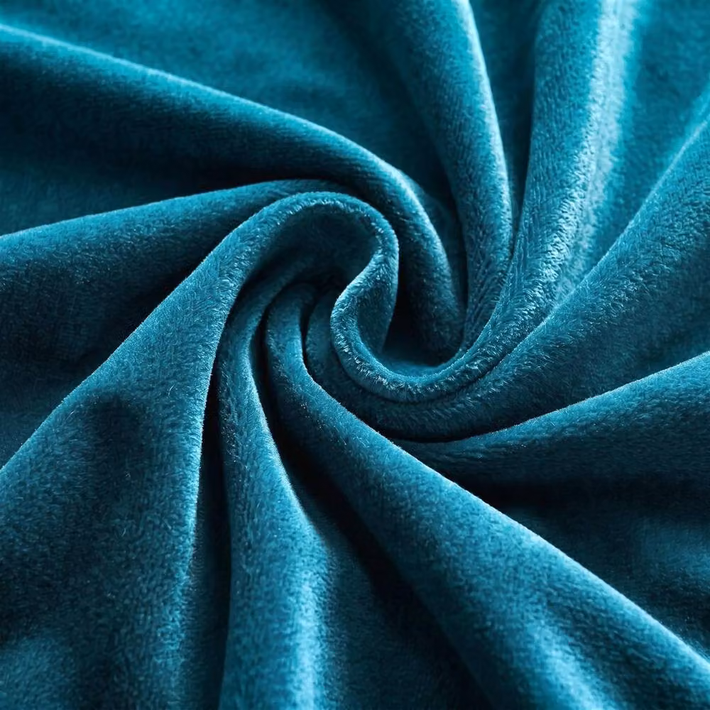 Luxor Living Velvet Thermal Blackout Eyelet Curtains, Petrol, Pair, Width: 168 cm, Drop: 183 cm – 2