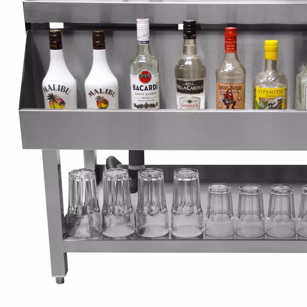 Monstershop KuKoo Ice Well Cocktail Bar Station in Silver Stainless Steel – 3