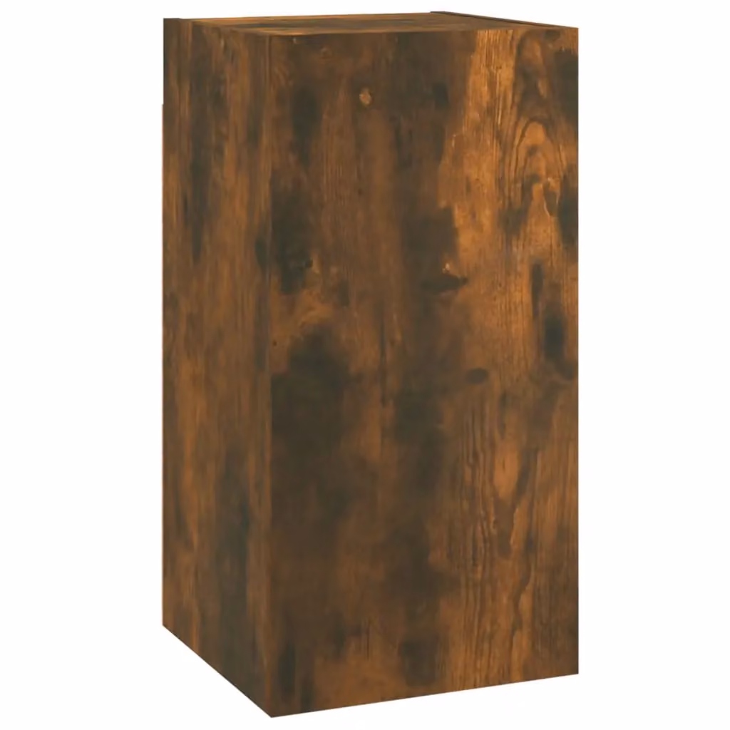 Berkfield Home Smoked Oak TV Cabinet in Brown, W/D/H: 60 x 30.5 x 30 cm – 2