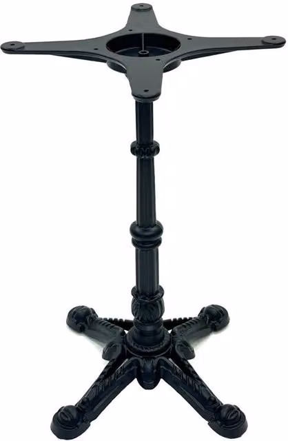 Kelvenix Cast Iron Garden Table Base in Matt Black – 1