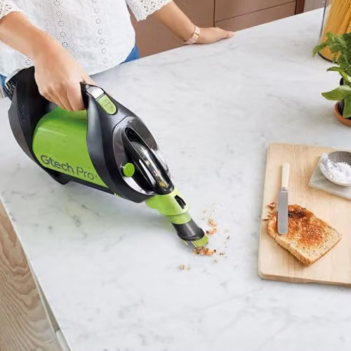 Gtech Pro 2 Cordless Stick Vacuum Cleaner with 22V Li-ion Battery, 40 Minute Runtime and LED Headlights – 7