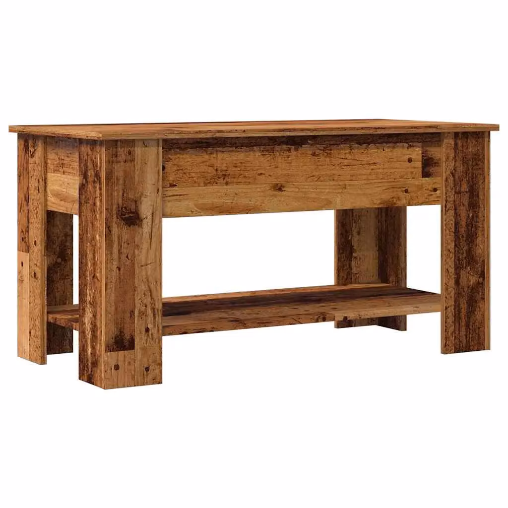 Berkfield Home Modern Brown Coffee Table with Lift Mechanism, W/D/H: 101 x 49 x 52 cm – 2
