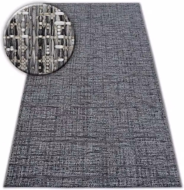 RugsX Loft Abstract Modern Grey Rectangular Rug W: 80 cm, L: 150 cm – 1