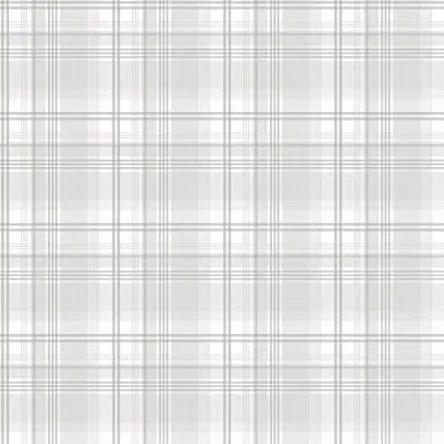 Galerie Nordic Elements Grey Tartan Design Non-Woven Wallpaper, W: 53 cm, L: 10 m – 1