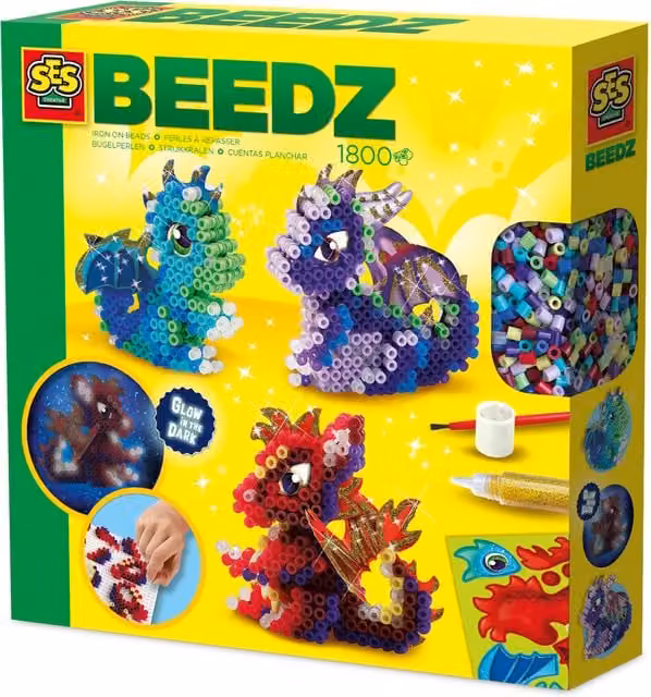 SES Fuse Beads Dragons Multicolour and Gold