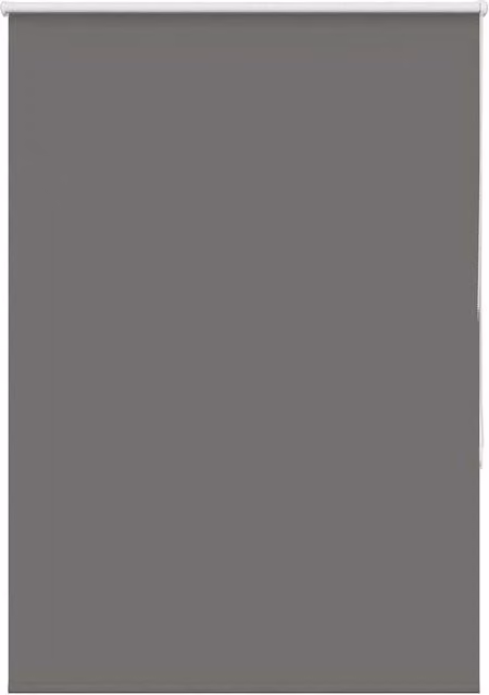 Berkfield Home Grey Blackout Roller Blind, Thermal Insulating Polyester, W: 100 cm, H: 150 cm
