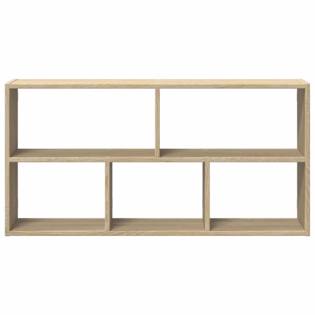 Berkfield Home Sonoma Oak Wall Shelf, Brown, W/D/H: 100 x 25 x 50 cm – 3