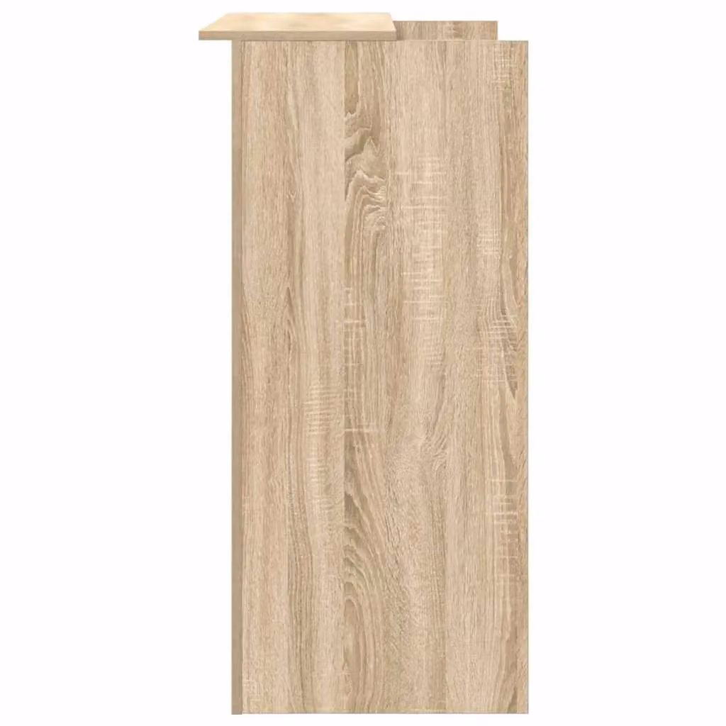 Berkfield Home Sonoma Oak Reception Desk in Brown, W/D/H: 100 x 50 x 103.5 cm – 3