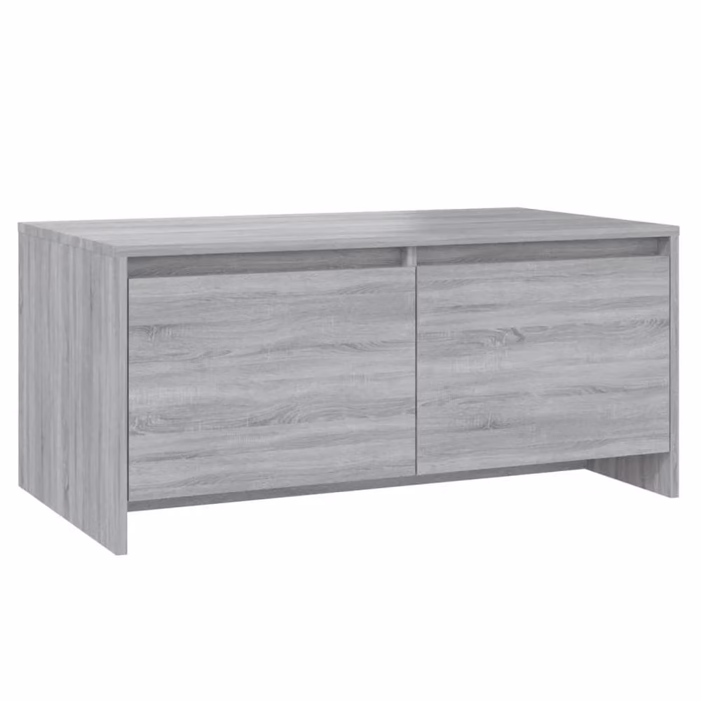 Berkfield Home Modern Rectangular Coffee Table in Grey Sonoma, W/D/H: 90 x 50 x 41.5 cm – 2